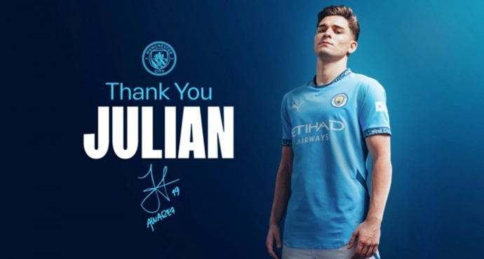 แมนเชสเตอร์ ซิตี้ ประกาศอย่างเป็นทางการว่า อัลวาเรซ ย้ายออกจากทีม